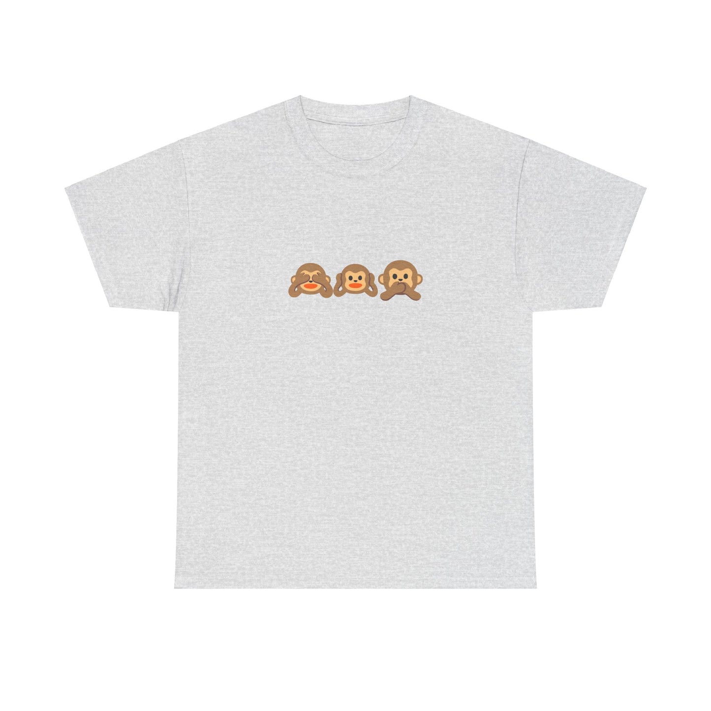 Speak No Evil, Hear No Evil, See No Evil T-Shirt - A Fun, Playful Design