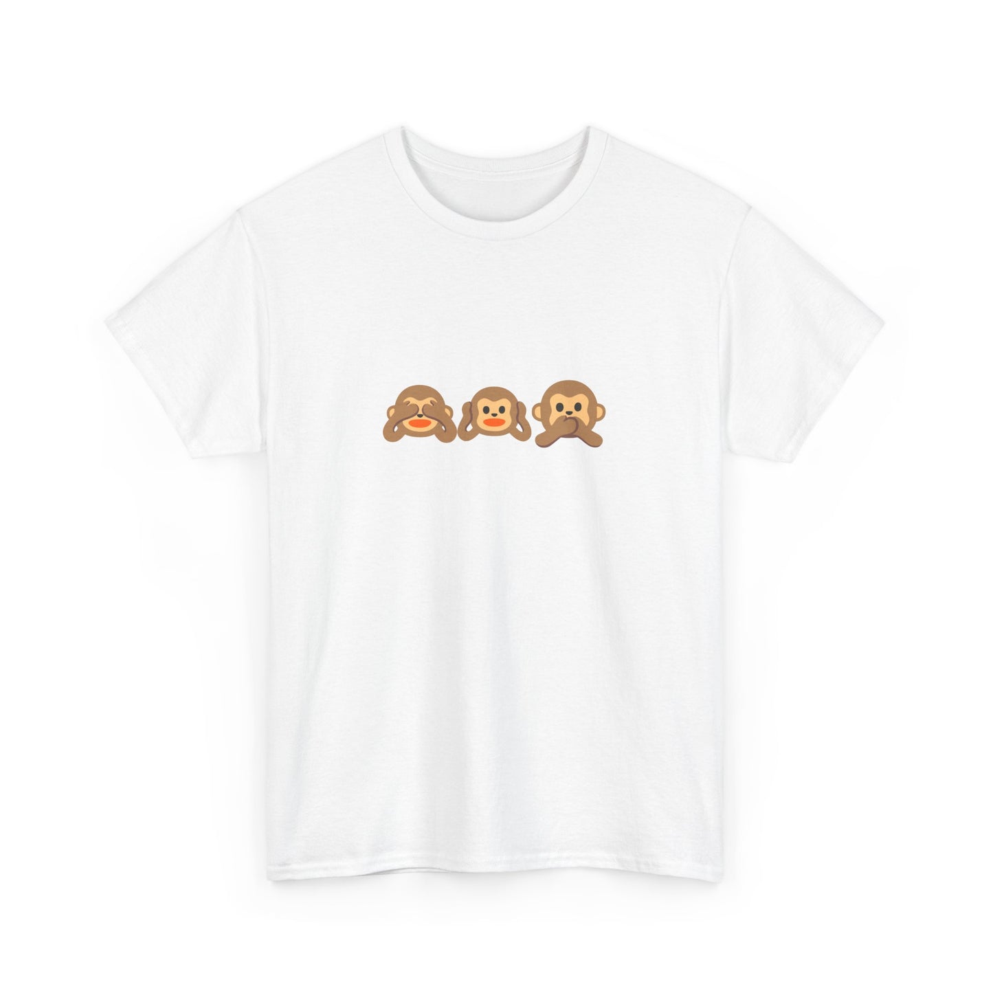 Speak No Evil, Hear No Evil, See No Evil T-Shirt - A Fun, Playful Design