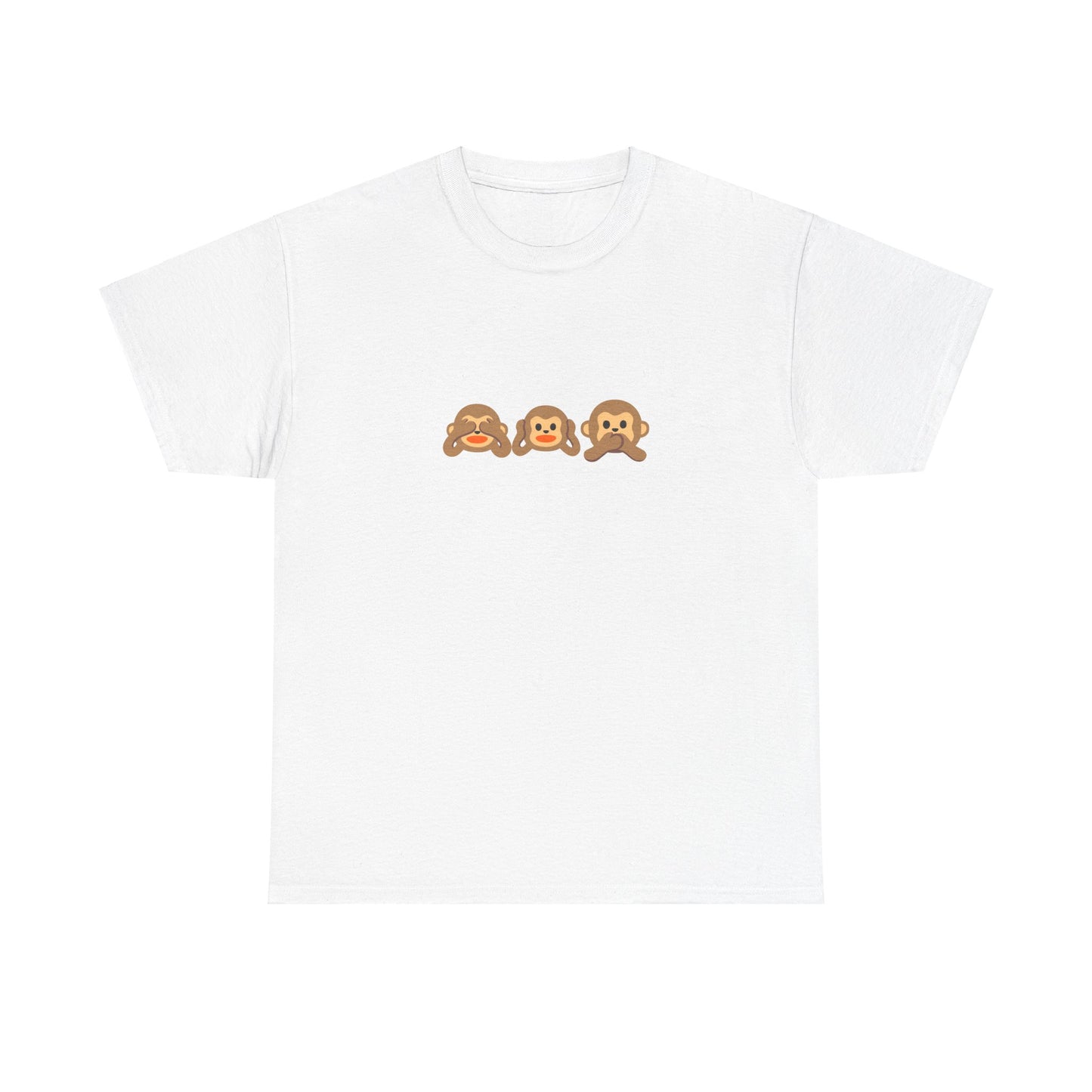 Speak No Evil, Hear No Evil, See No Evil T-Shirt - A Fun, Playful Design