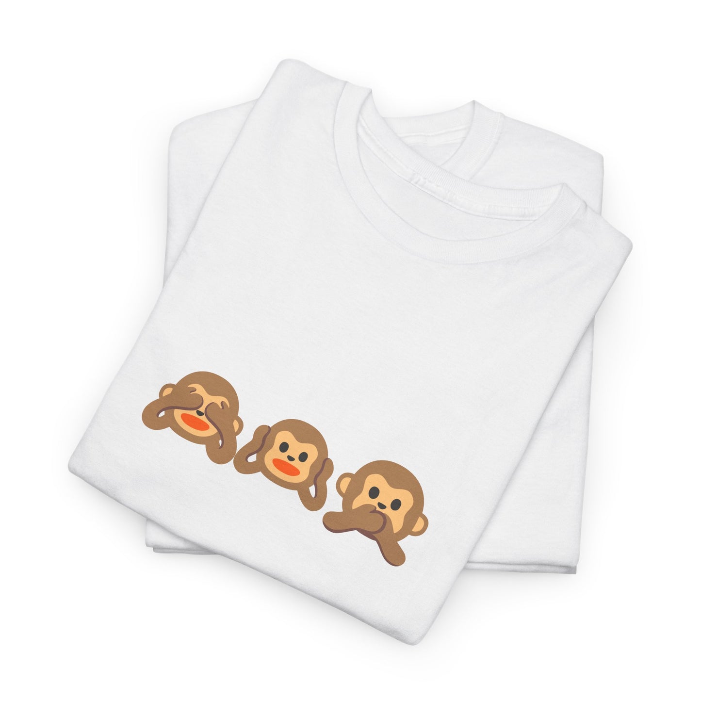 Speak No Evil, Hear No Evil, See No Evil T-Shirt - A Fun, Playful Design