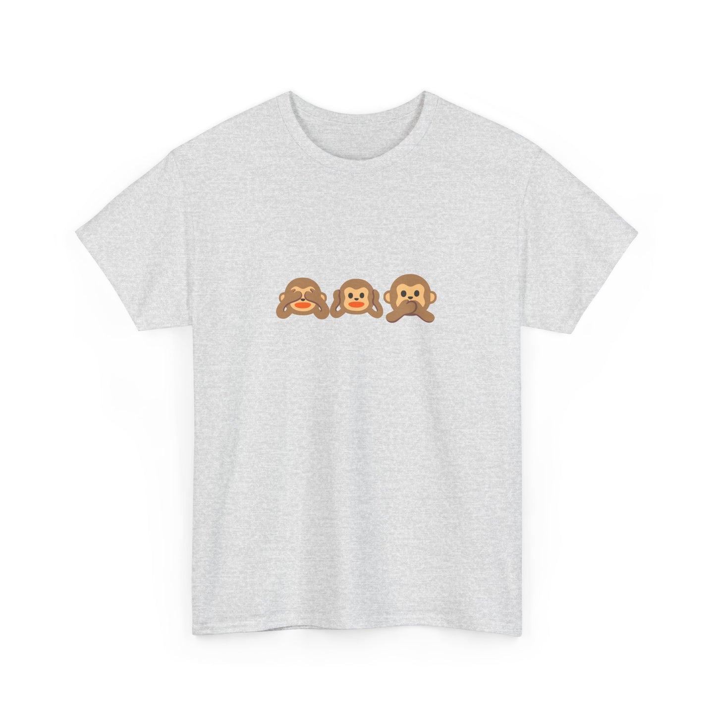 Speak No Evil, Hear No Evil, See No Evil T-Shirt - A Fun, Playful Design