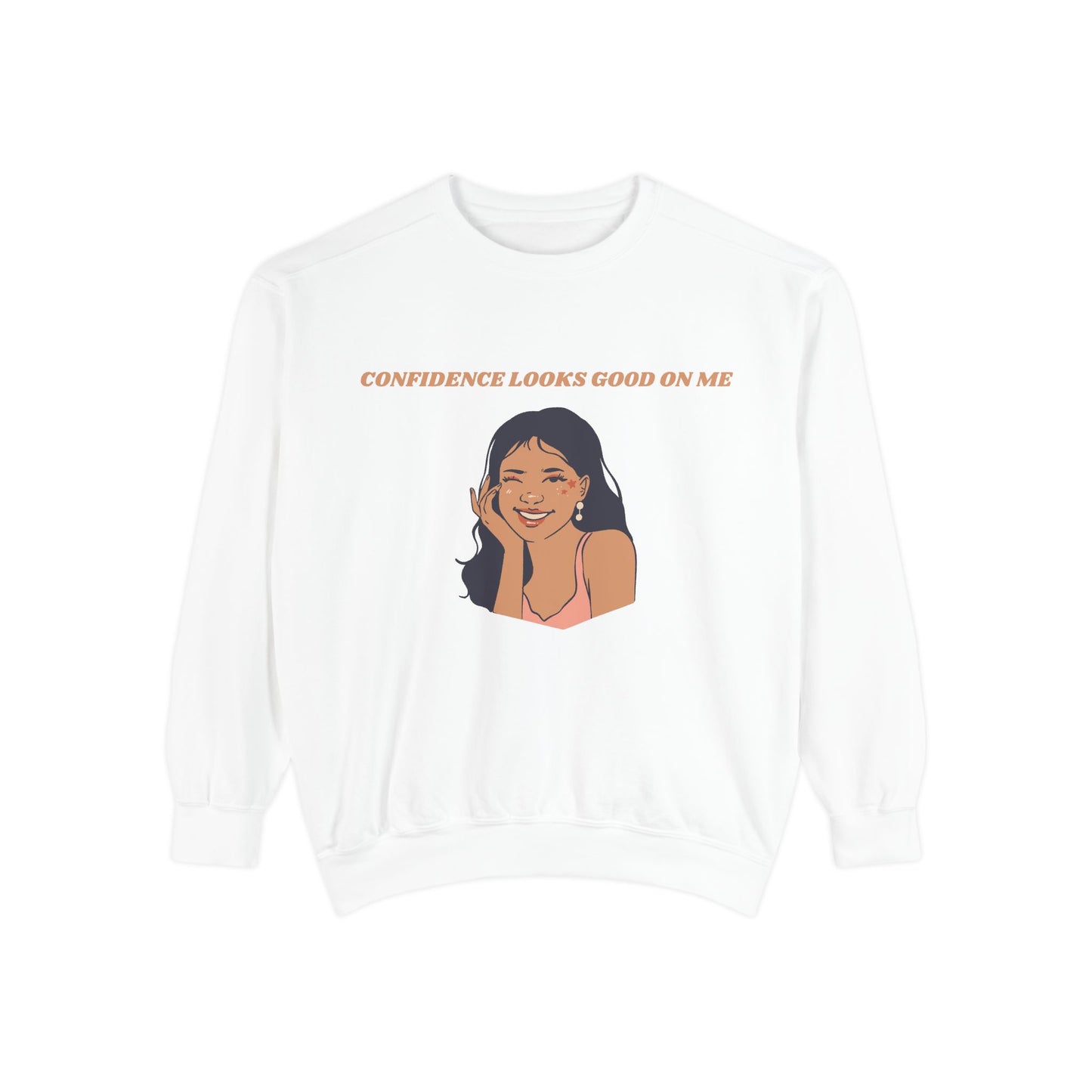 Confidence Looks Good on Me – Bold & Empowering Sweatshirt